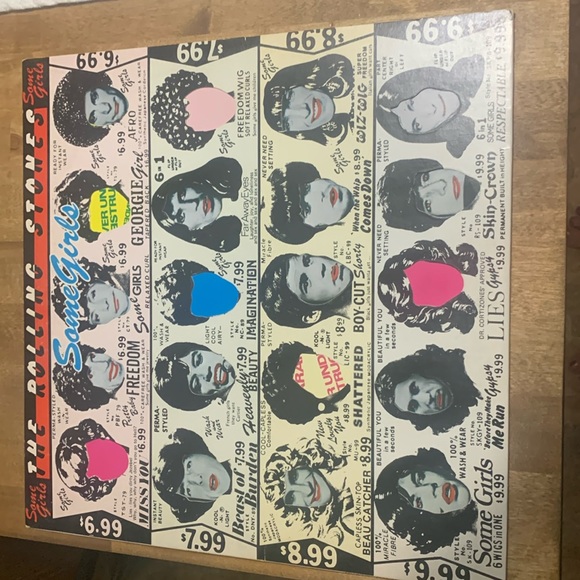 Rolling Stones Some Girls vinyl album